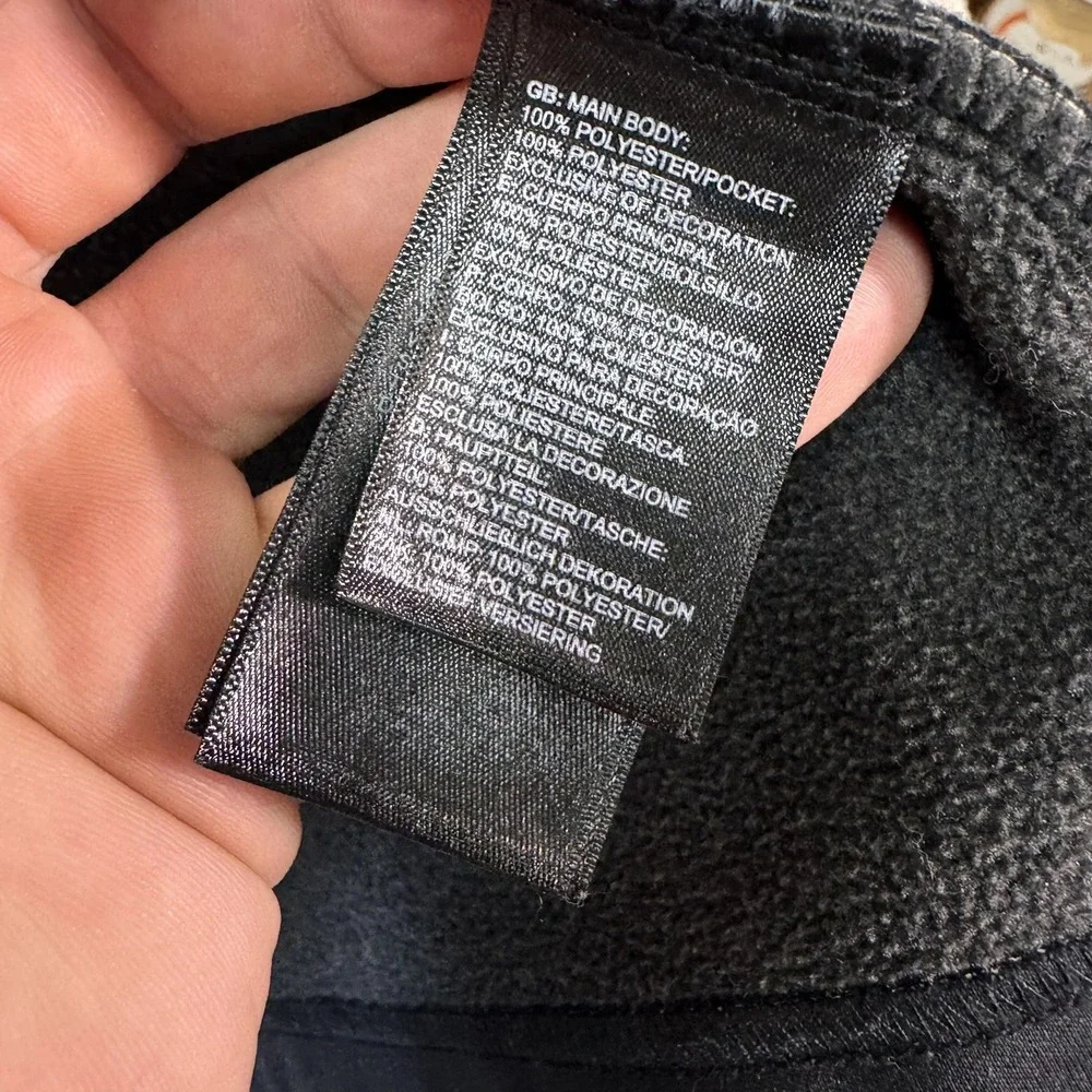 The North Face Jacket Mens XL WindWall Softshell Black Full Zip EUC